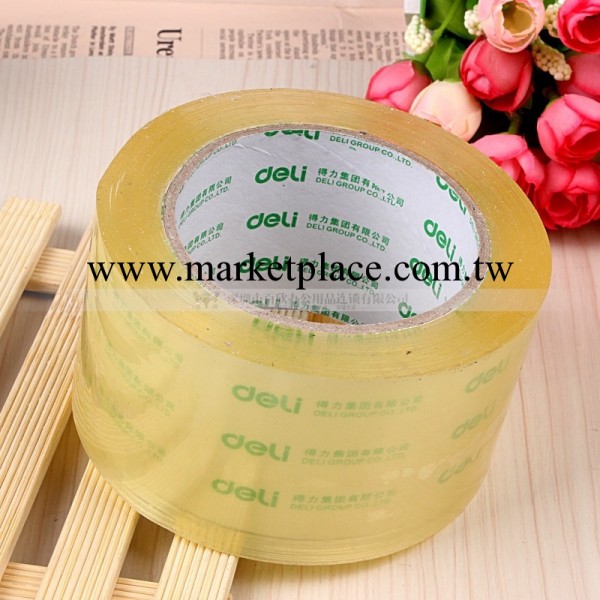 得力超透明封箱膠帶60mm*100y 30325 背寬6CM辦公用品膠帶批發工廠,批發,進口,代購