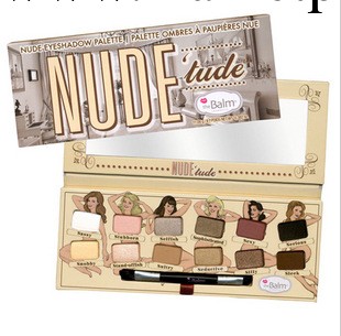 the balm Nude tude 12色裸色妝眼影盤 煙熏妝 一件代發工廠,批發,進口,代購