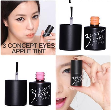 韓國代購（3CE)三隻眼APPLE TINT 唇頰兩用胭脂水液體腮紅2色現貨工廠,批發,進口,代購