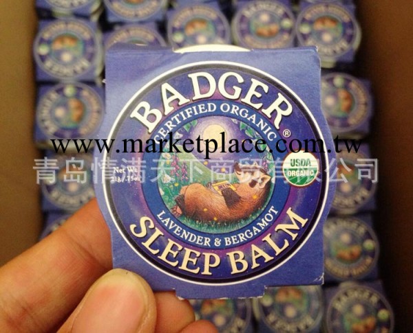 批發美國Badger貝吉獾薰衣草助眠膏睡眠膏改善失眠21g 17.2 6122工廠,批發,進口,代購