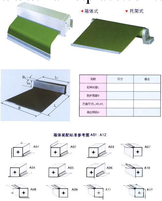 機床附件 自動伸縮卷簾式防護罩  箱體式卷簾防護罩  促銷進行中工廠,批發,進口,代購