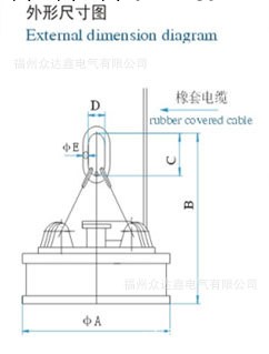 起重電磁鐵/吊運廢鋼電磁鐵MW5 標準系列工廠,批發,進口,代購