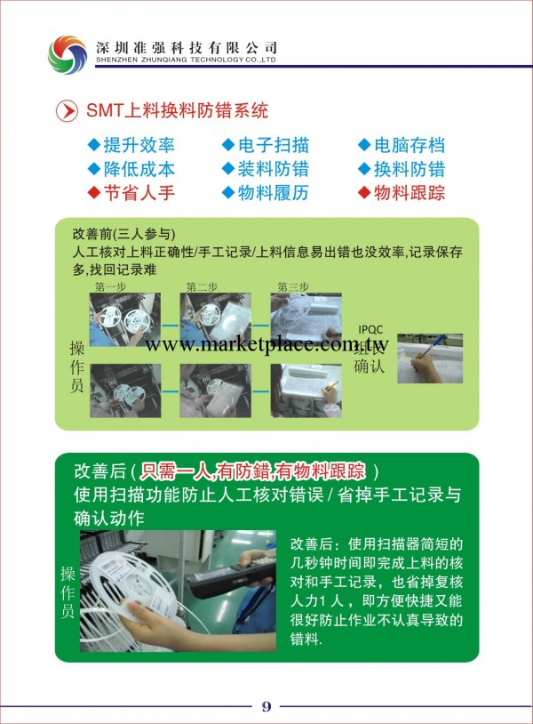 深圳準強SMT上料換料防錯系統批發・進口・工廠・代買・代購