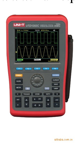 優利德手持式數字存儲示波器UTD1202C200M工廠,批發,進口,代購