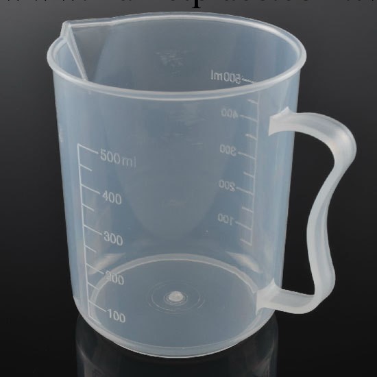 500ml量杯帶刻度塑料量杯 帶刻度耐高溫無毒液體量杯 烘焙工具工廠,批發,進口,代購