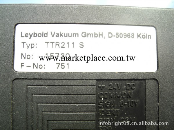 LEYBOLD  D-50968  真空計  TTR 211 S工廠,批發,進口,代購