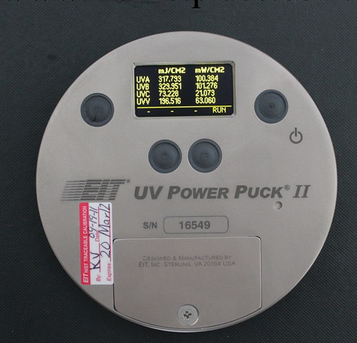 美國EIT能量計 UV Power Puck Ⅱ 四通道UV能量計工廠,批發,進口,代購