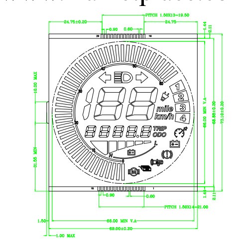 電瓶車液晶機表工廠,批發,進口,代購