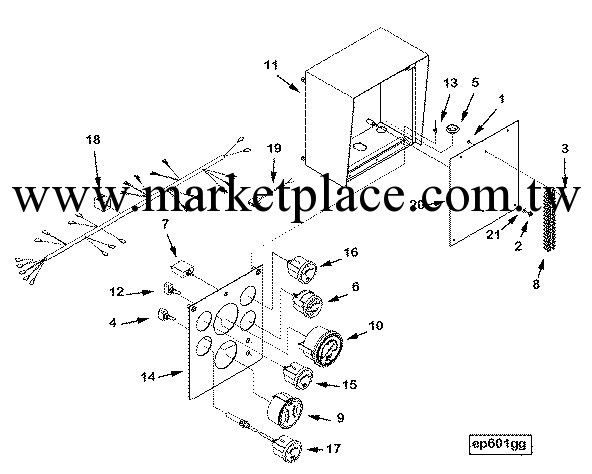 直噴式柴油發動機用康明斯船機機表線束3070089工廠,批發,進口,代購