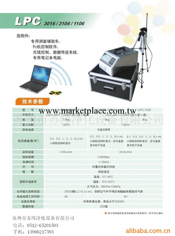 供應塵埃粒子計數器LPC-3106工廠,批發,進口,代購