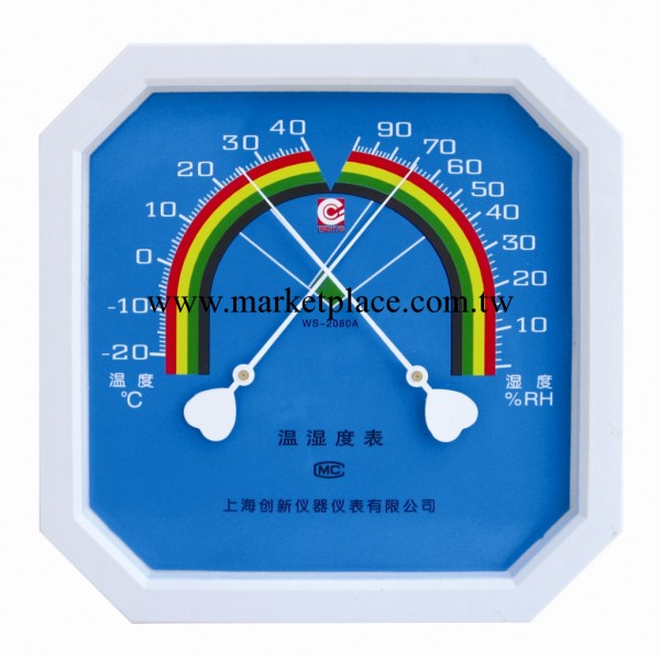 廠傢直供WS-A1型指針式溫濕度表，八角指針式溫濕度表，不帶時鐘工廠,批發,進口,代購