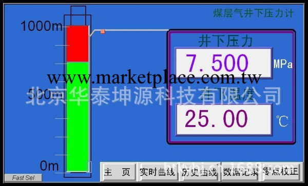 供應直讀井下壓力計，煤層氣電子井下壓力計，存儲井下電子壓力計工廠,批發,進口,代購