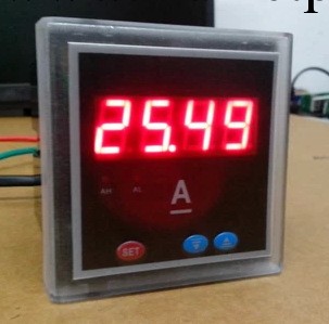 72*72數顯直流電流表HS195I-AK1開孔68*68DC1A2A3A5A10A100A200A工廠,批發,進口,代購