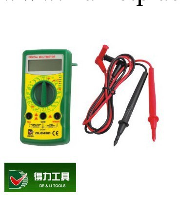 【得力工具】多用萬用表 數字數顯200M 電器電子維修工具 DL8490工廠,批發,進口,代購