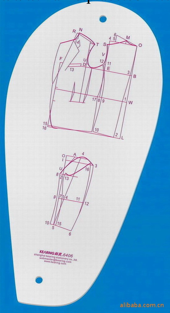 制衣模型 內置式服裝尺 多功能服裝尺 多功能曲線板 6406 可定制工廠,批發,進口,代購