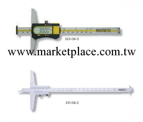 供應德國安度數顯和刻度型雙溝深度卡尺0-200mm工廠,批發,進口,代購