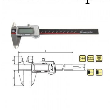 3V鋰電數顯卡尺 電子卡尺 卡尺工廠,批發,進口,代購