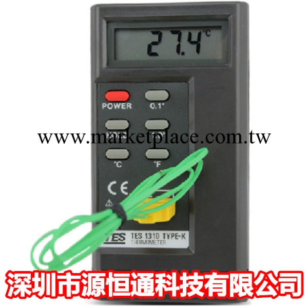 原裝臺灣泰仕TES1310溫度計含TP-K01熱電偶線模溫測量工廠,批發,進口,代購