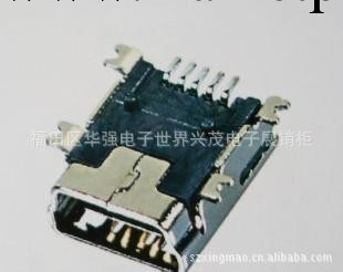 特價供應B型貼片USB母座 MINI5P/F 全貼工廠,批發,進口,代購