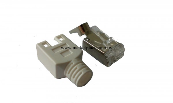 RJ45,帶尾夾水晶頭,屏蔽,替代TM11P-88P工廠,批發,進口,代購