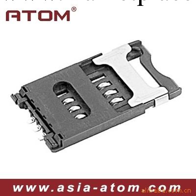 廠傢直銷SIM 卡座 2.54MM 6P 連接器 正品 量大從優工廠,批發,進口,代購