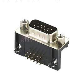 供應VGA串口插座DB15-12P  接口插座  90度彎腳插板D型頭工廠,批發,進口,代購