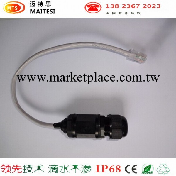 供應rj45連接器 單頭帶線rj45連接器 通訊網橋單頭帶線RJ45連接器工廠,批發,進口,代購