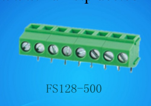 90度彎針升降式端子臺YB312R綠色連接器FS128R-5.0/5.08工廠,批發,進口,代購