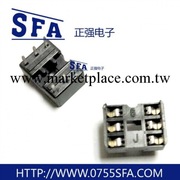 IC插座6PIN 單片機座 2.54MM 環保 SFA正強 廠傢直銷 現貨供應工廠,批發,進口,代購