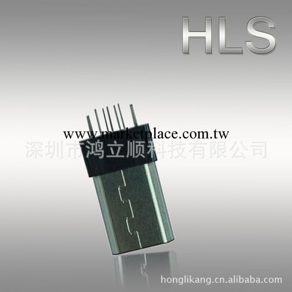 MK5P普通 micro5p手機接頭 邁克5P夾板式手機接頭工廠,批發,進口,代購