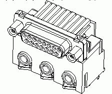 DSUB Connector Combo: DM11251-PJ9-4F|富士康連接器工廠,批發,進口,代購