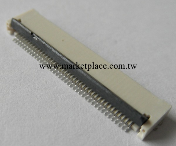 FPC CONN 0.5pitch pin距  50PIN 2.0H ZIF 後掀蓋 上下接雙接觸工廠,批發,進口,代購