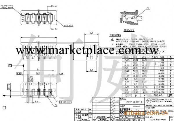 MOLEX 連接器 膠殼 殼子51021-1100工廠,批發,進口,代購