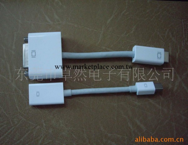 供應插頭 MINI DisplayPort TO VGA轉換器 轉接頭 連接器工廠,批發,進口,代購