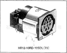 Hirose/廣瀨圓形連接器4孔母觸點插座 喬氏代理HR10G-7R-4SC 青島工廠,批發,進口,代購