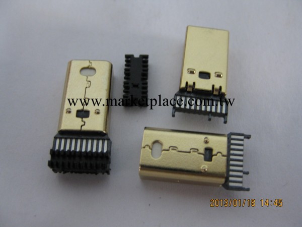 供應mini dp 20pin公頭 自動焊線式displayport連接器工廠,批發,進口,代購
