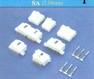條形連接器 接插件 SA系列 間距2.54mm工廠,批發,進口,代購