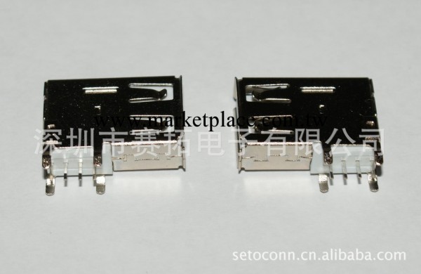 USB AF母座90度側插長體 USB插座A型側插長體90度批發・進口・工廠・代買・代購