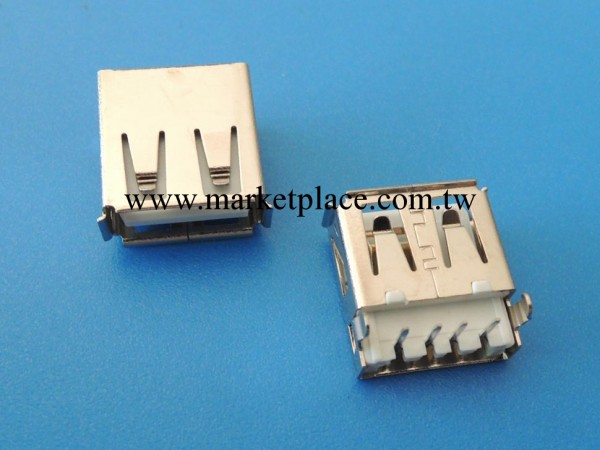 USB2.0母座 USB A/F 沉板式連接器母座工廠,批發,進口,代購