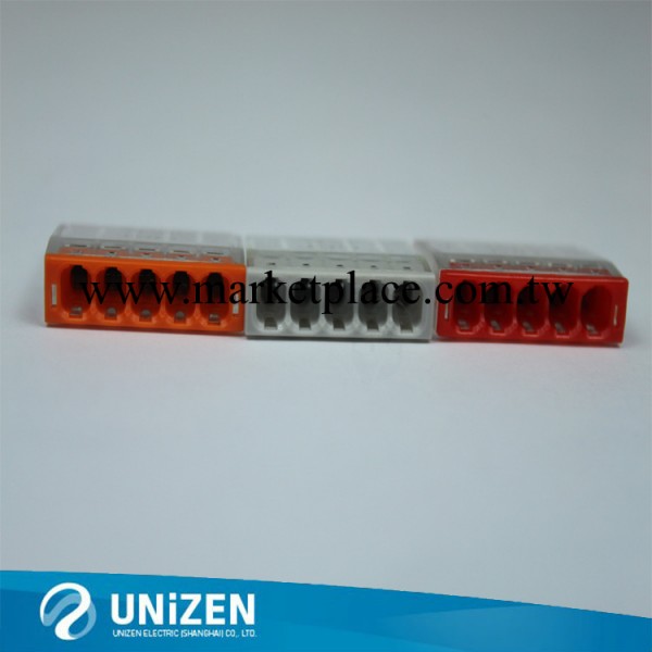 領臻 0.75-2.5mm軟硬電線端子 免螺釘式照明端子EU2.5-415工廠,批發,進口,代購