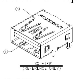 富士康FOXCONN USB 3.0 連接器 UEA1111-N30012-7H工廠,批發,進口,代購