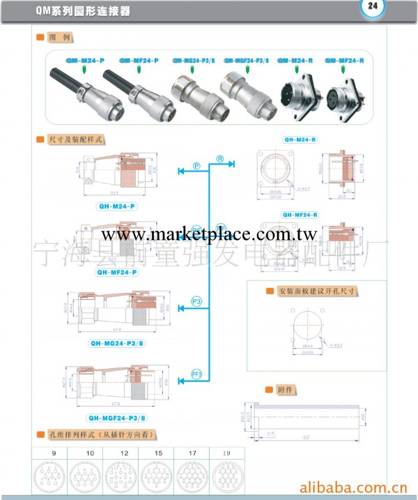 供應8PIN航空插頭工廠,批發,進口,代購