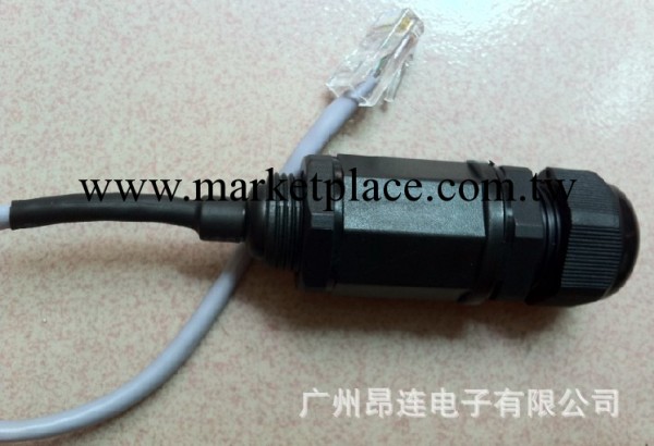 M20 RJ45防水接頭，帶網線RJ45防水連接器，AP防水接頭工廠,批發,進口,代購