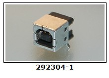 AMP插座，USB2.0插座，USB連接器，ATM機USB插座292304-1工廠,批發,進口,代購