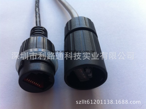 供應新款迷爾型RJ45-M16網橋連接器，海上防鹽務RJ45防水連接器工廠,批發,進口,代購