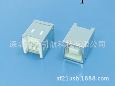 USB B型短體母頭，USB B型母坐，USB B型連接器工廠,批發,進口,代購