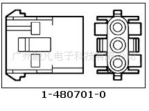 AMP(TYCO)連接器現貨1-480701-0工廠,批發,進口,代購