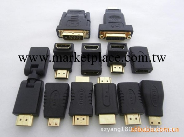 廠傢供應HDMI TO DVI 鍍金轉接頭工廠,批發,進口,代購