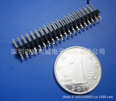 深圳廠傢專業供應2x20PIN PH2.54mm 180度 排針 插針連接器工廠,批發,進口,代購