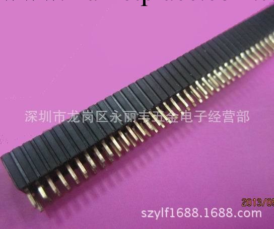 【企業集采】1.27X2.54   H4.6mm  （Y端）直插 單排/雙排 排母工廠,批發,進口,代購